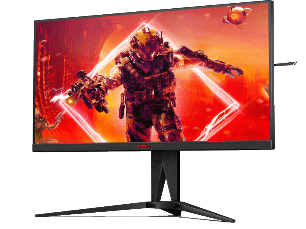 AOC Monitor  AGON AG275QXN/EU 27"/VA/2560x1440/165Hz/1ms GtG/HDMIx2,DPx2,USB/freesync/pivot,visina